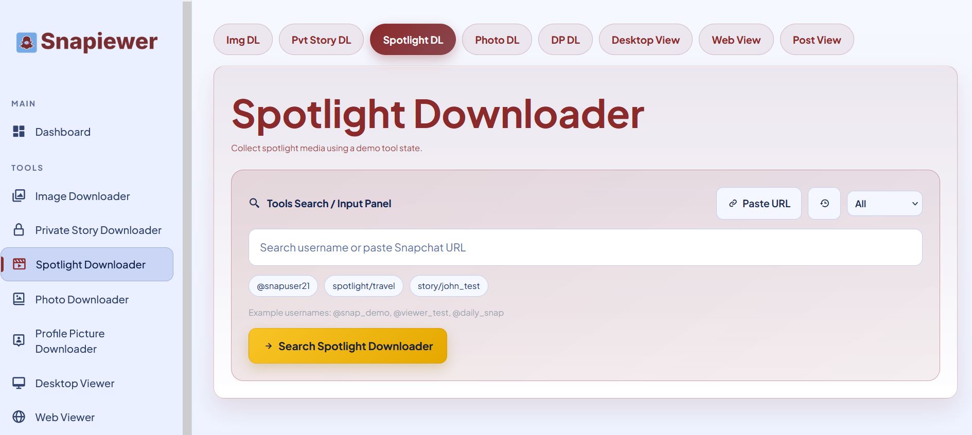 Spotlight Downloader Preview